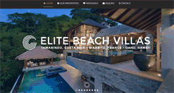 Desktop Screenshot of elitebeachvillas.com